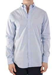 gant υποκαμισο reg pinpoint oxford shirt γαλαζιο