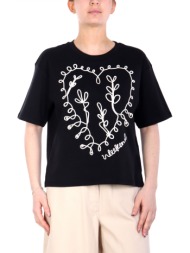 max mara weekend t-shirt lecco κεντημα logo μαυρο
