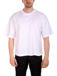 armani 7 t-shirt logo λευκο