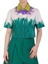 max mara weekend πουκαμισο quero crop πολυχρωμο