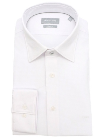 michael kors πουκαμισο μικροσχεδιο slim fit performance