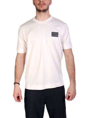 emporio armani t-shirt logo milano υπολευκο σε προσφορά
