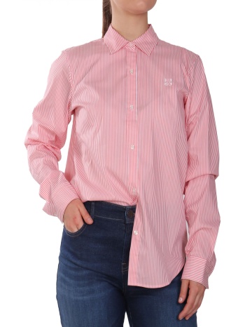 hugo πουκαμισο the essential shirt ριγα logo ροζ σε προσφορά