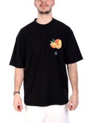 hugo t-shirt dartiee logo μαυρο