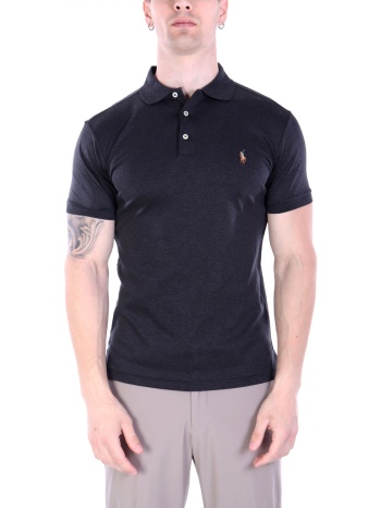ralph lauren polo custom slim fit logo ανθρακι σε προσφορά