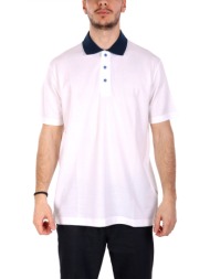 paul&shark polo λευκο-μπλε