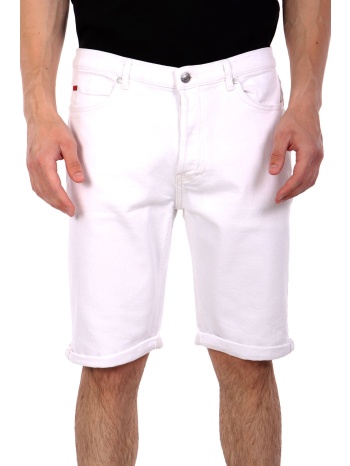 hugo βερμουδα jeans hugo 634/s λευκο σε προσφορά