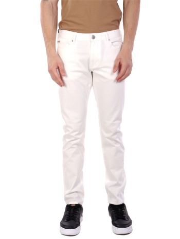 emporio armani παντελονι 5τσεπο j06 slim fit λευκο σε προσφορά