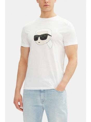 karl lagerfeld t-shirt crew neck logo λευκο σε προσφορά