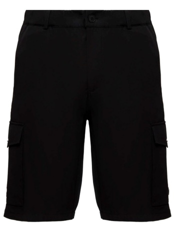 karl lagerfeld βερμουδα cargo metallic logo μαυρο σε προσφορά