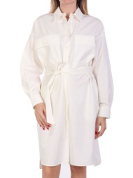 max mara weekend φορεμα πουκαμισα balocco αποσπωμενη ζωνη λευκο