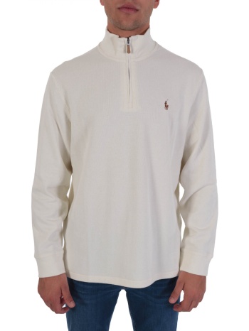 ralph lauren πλεκτο halfzip logo εκρου σε προσφορά