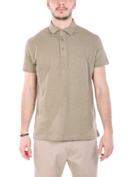 dors polo pique logo χακι