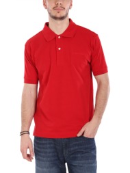 guess jeans polo logo κοκκινο