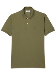 lacoste polo classic fit χακι