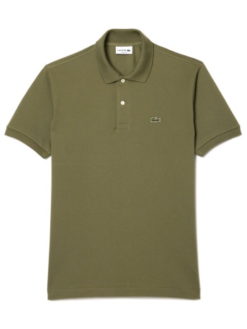 lacoste polo classic fit χακι