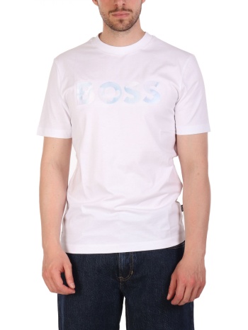 boss t-shirt regular fit c-thompson 70 logo εκρου σε προσφορά