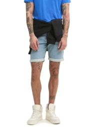 karl lagerfeld jeans βερμουδα jeans slim anoixto μπλε