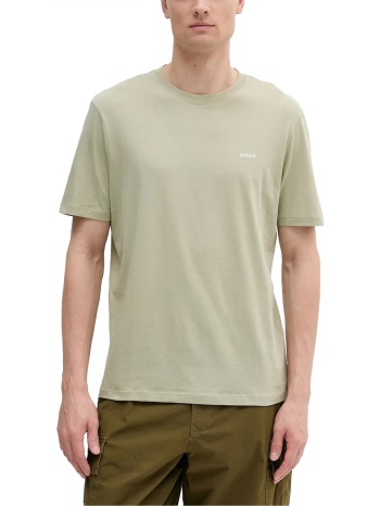 hugo t-shirt dero222 logo πρασινο σε προσφορά