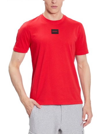 hugo t-shirt diragolino212 logo kokkino σε προσφορά