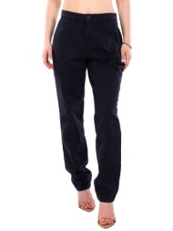 guess jeans παντελονι chino slim fit σκουρο μπλε