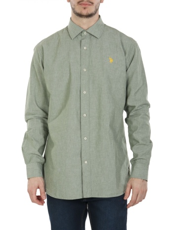 u.s.polo assn πουκαμισο regular fit μεντα σε προσφορά