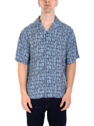 hugo πουκαμισο espino εμπριμε μπλε-λευκο