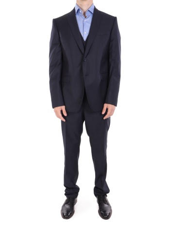 emporio armani κοστουμι m line ψιλοριγο μπλε σε προσφορά