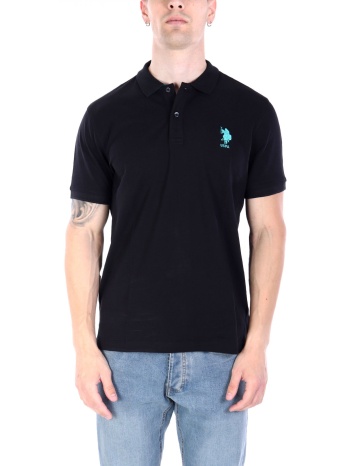 u.s. polo assn. μπλουζα μαυρο ανδρικο polo πικε σε προσφορά