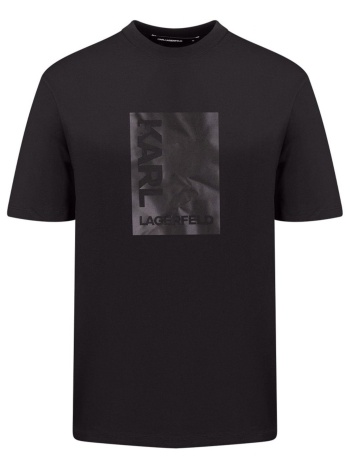 karl lagerfeld t-shirt crew neck logo μαυρο σε προσφορά