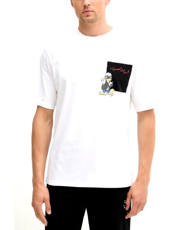 karl lagerfeld t-shirt logo x disney pocket λευκο σε προσφορά