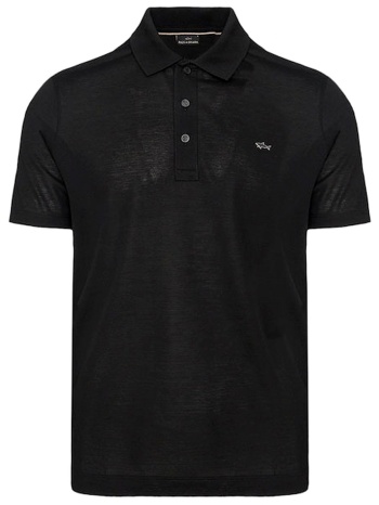 paul&shark polo logo metallic pin logo μαυρο σε προσφορά