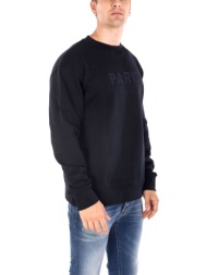 karl lagerfeld φουτερ crewneck logo μαυρο