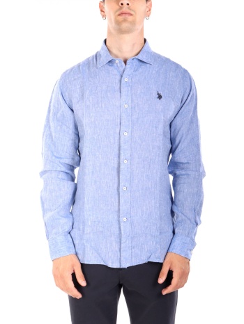 u.s.polo assn πουκαμισο slim fit γαλαζιο σε προσφορά