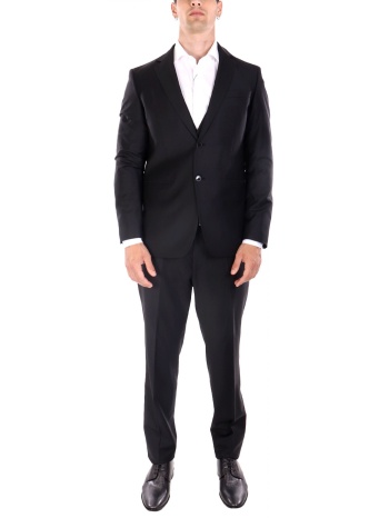 karl lagerfeld κοστουμι με γιλεκο suit risk 3pcs μαυρο
