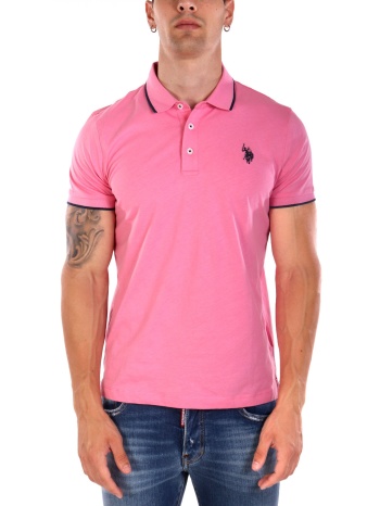u.s. polo assn. μπλουζα ροζ ανδρικο polo σε προσφορά