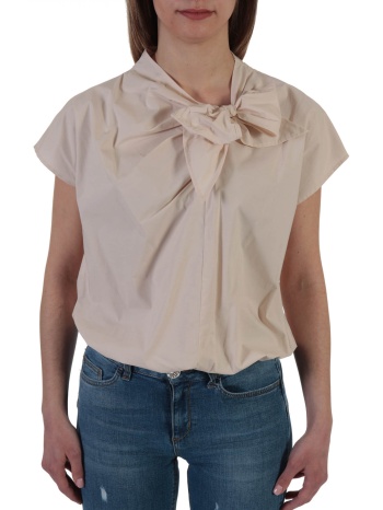 pinko top monokone φιογκος τελειωμα λαστιχο μπεζ σε προσφορά