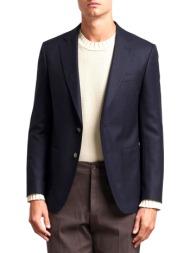 boss σακακι blazer μικροσχεδιο slim fit h-hutson-2pp-253 μπλε