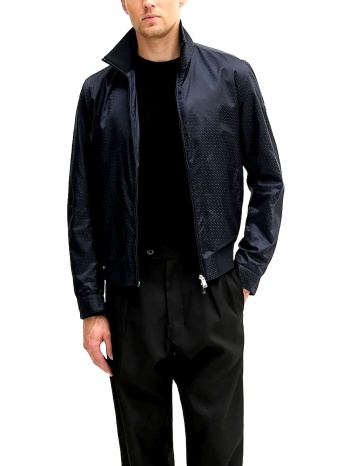 boss μπουφαν bomber all over logo c-casamu μπλε σε προσφορά