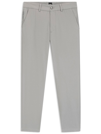 boss παντελονι chino slim fit p-kaiton1-zip γκρι
