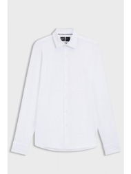 boss performance πουκαμισο μικροσχεδιο slim fit p-ank-kent-c1-222 λευκο