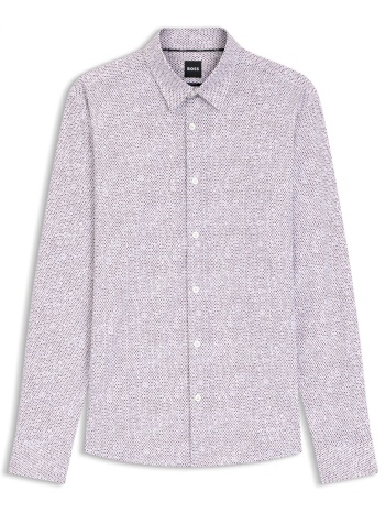 boss πουκαμισο μικροσχεδιο slim fit p-roan-kent-c1-233