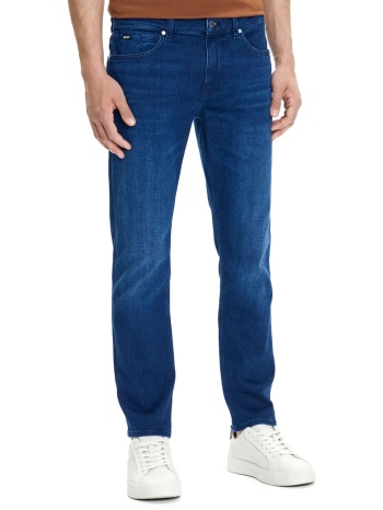 boss παντελονι jeans slim fit h-delaware μπλε σε προσφορά