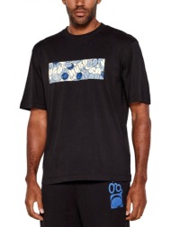 hugo blue τ-shirt μurix μαυρο