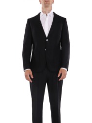 boss σακακι blazer μικροσχεδιο slim fit h-hutson-2pp-253 μαυρο