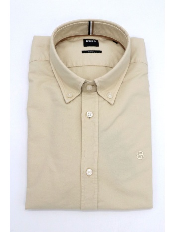 boss πουκαμισο button down slim fit h-roan-bd-e-c1-253 εκρου σε προσφορά