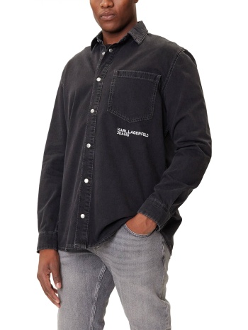 karl lagerfeld jeans πουκαμισο τζιν regular denim shirt
