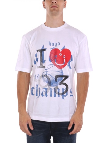 hugo blue τ-shirt notix λευκο σε προσφορά
