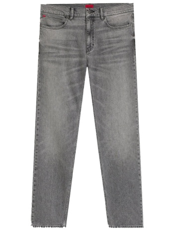 hugo παντελονι jeans 708 slim fit γκρι σε προσφορά