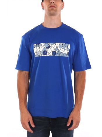 hugo blue τ-shirt nurix ρουα μπλε σε προσφορά
